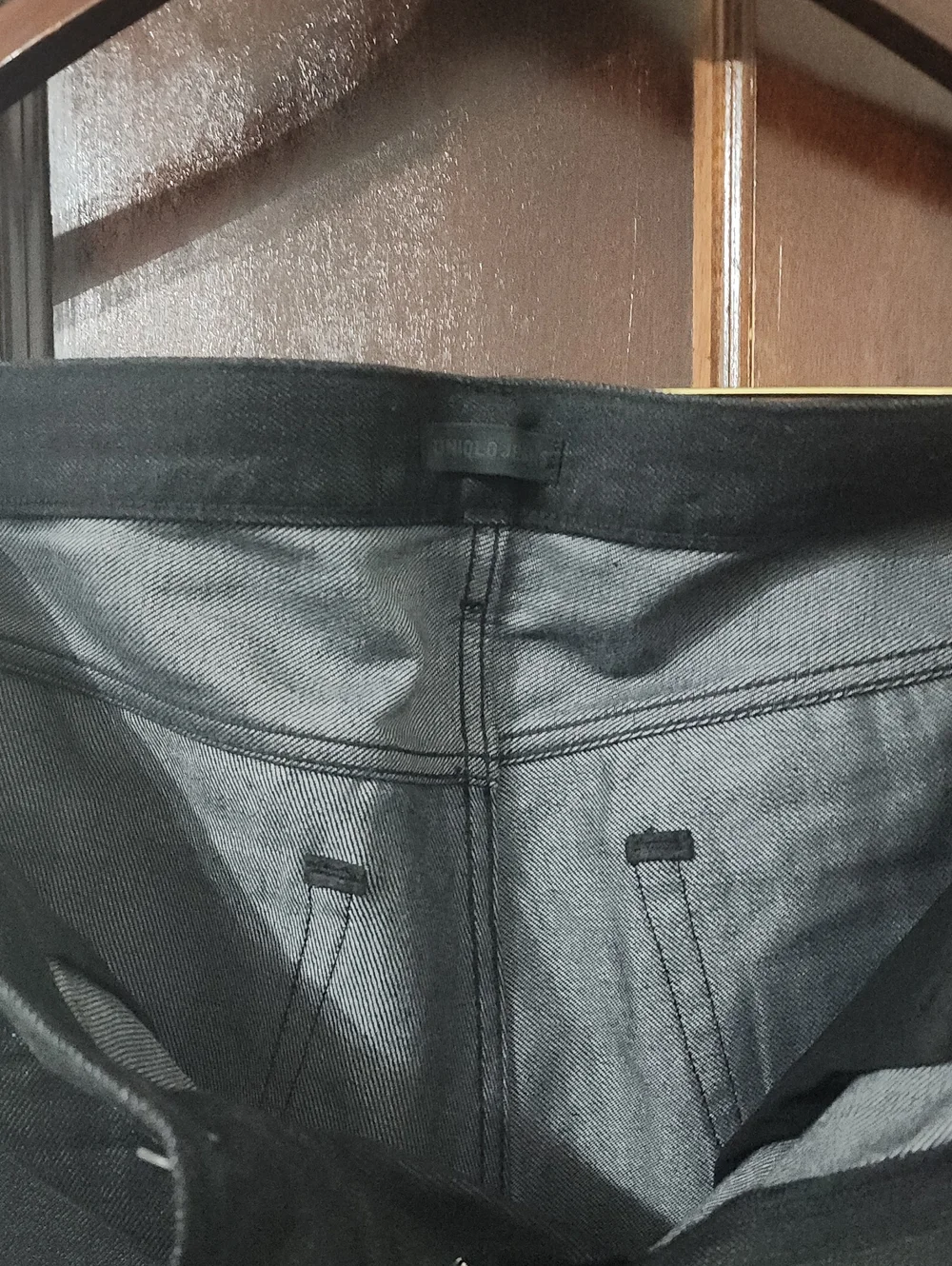 Uniqlo Regular Fit Black Denim Jeans